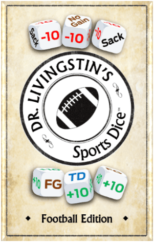 Dr. Livingstin's Sports Dice: Football Edition