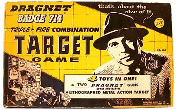 Dragnet Badge 714 Target Game