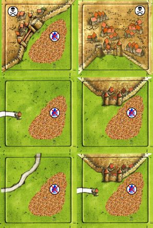 Drought and Pestilence (fan expansion for Carcassonne)
