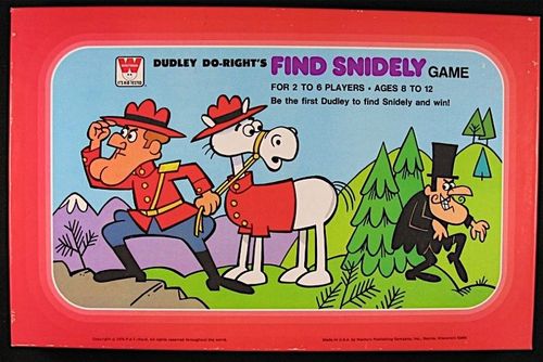 Dudley Do-Right's Find Snidely Game
