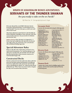 Dungeons & Dragons: Wrath of Ashardalon Bonus Adventures – Servants of the Thunder Shaman