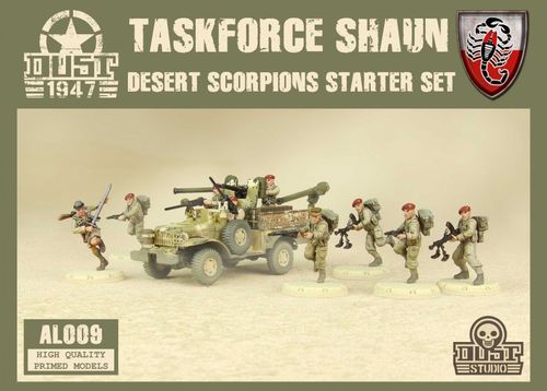 Dust 1947: Desert Scorpions Starter Set – Taskforce Shaun