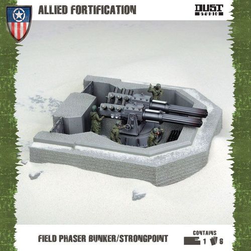 Dust Tactics: Allied Fortification – Field Phaser Bunker / Strongpoint