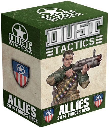 Dust Tactics: Allies 2014 Forces Deck