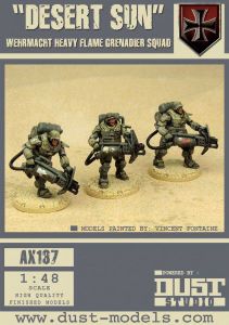 Dust Tactics: Wermacht Heavy Flame Grenadier Squad – 