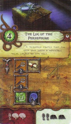 Elder Sign: The Log of the Persephone – Promotional Adventure Card