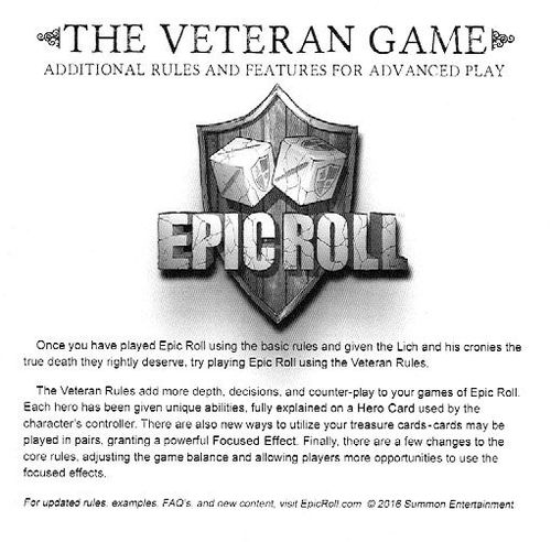 Epic Roll: Veteran Pack