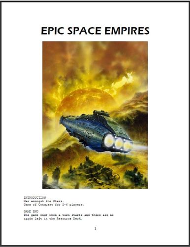 Epic Space Empires