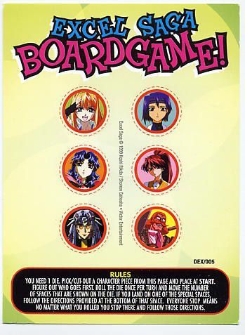 Excel Saga Boardgame!