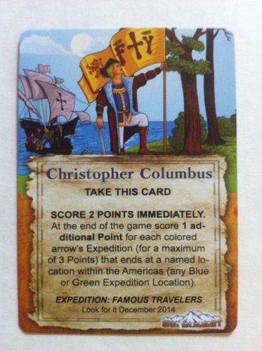 Expedition: Famous Explorers Promo Card – Christopher Columbus