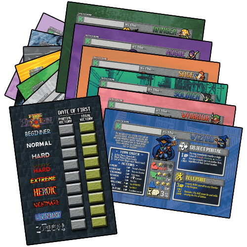 Fire of Eidolon: Name Your Heroes BGG Promo Pack