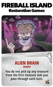 Fireball Island: The Curse of Vul-Kar – Alien Brain Promo Card