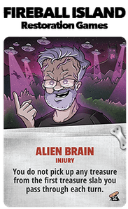 Fireball Island: The Curse of Vul-Kar – Alien Brain Promo Card