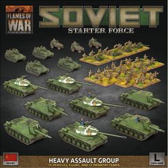 Flames of War: Soviet Starter Force – Heavy Assault Group