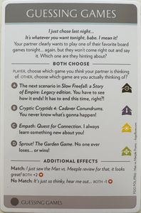 Fog of Love: Guessing Games Promo Card