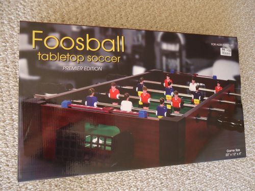 Foosball tabletop soccer