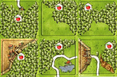 Forests: An Apple a Day (fan expansion for Carcassonne)