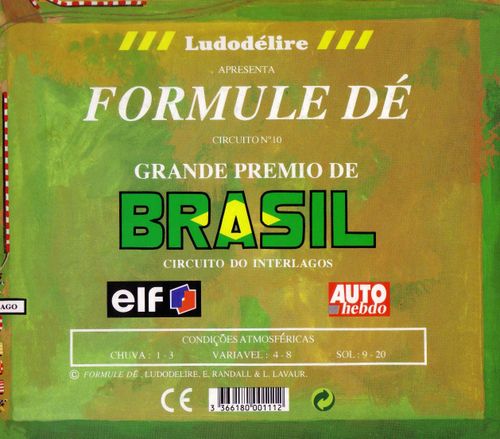 Formule Dé Circuit 	? 10: GRANDE PREMIO DE BRASIL – Circuito do Interlagos