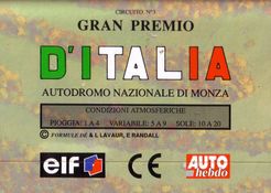 Formule Dé Circuit ? 3: GRAN PREMO D'ITALIA – Autodromo Nazionale Monza