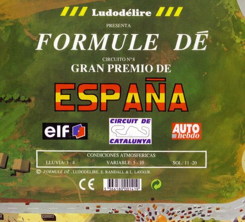 Formule Dé Circuit ? 8: GRAN PREMIO DE ESPAÑA – Circuit de Catalunya