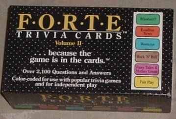 Forte Trivia Cards Volume II