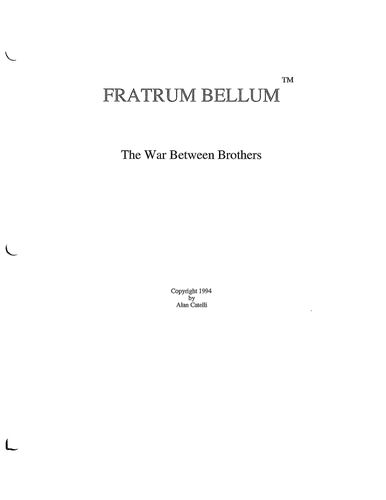 Fratrum Bellum