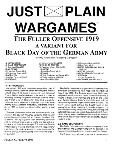 Fuller Offensive 1919