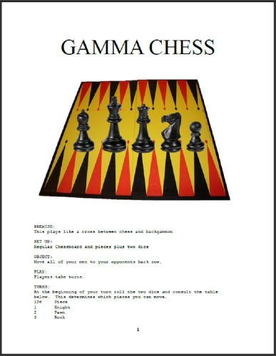 Gamma Chess