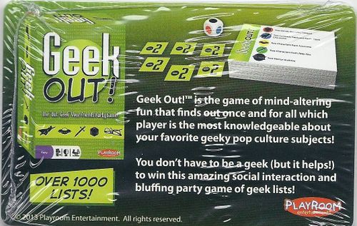 Geek Out! Promo Pack