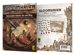 Gloomhaven: Jaws of the Lion – Removable Sticker Set and Map