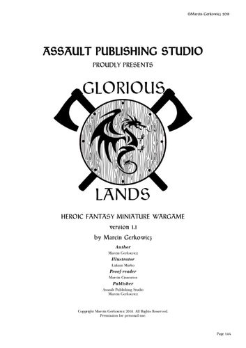 Glorious Lands: Heroic Fantasy Miniature Wargame