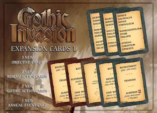 Gothic Invasion: Cards Expansion 1