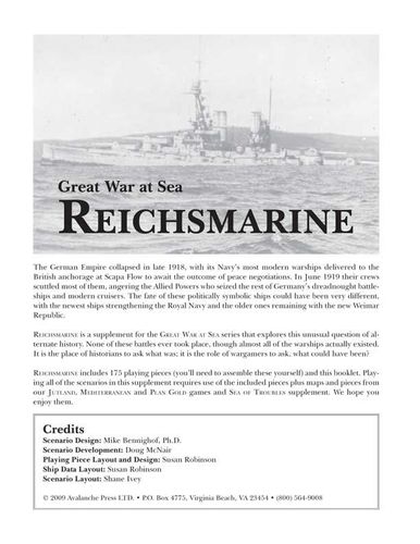 Great War at Sea: Reichsmarine