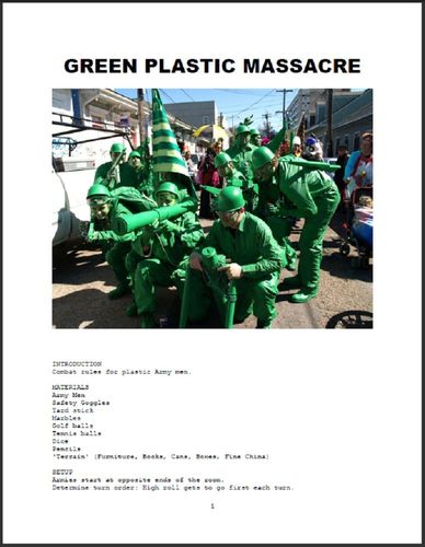 Green Plastic Massacre
