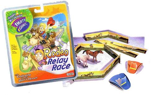 Happy Birthday Party Games: Rodeo Relay Race