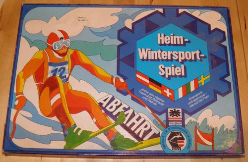 Heim-Wintersport-Spiel: Abfahrt