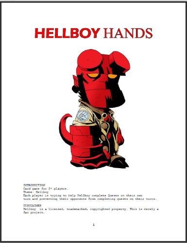 Hellboy Hands