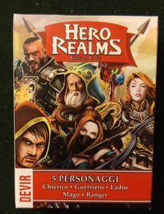 Hero Realms: 5 Personaggi – Chierico, Guerriero, Ladro, Mago, Ranger