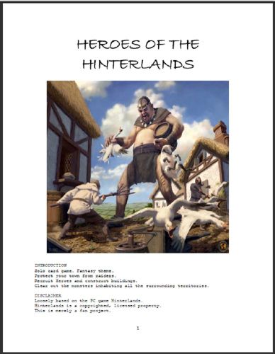 Heroes of The Hinterlands