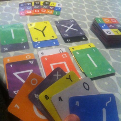 card game sequencing material