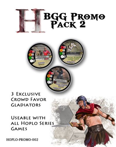 Hoplomachus: Crowd Favor Gladiators – BGG Promo Pack 2
