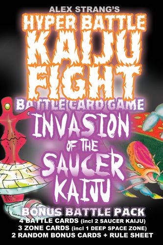 Hyper Battle Kaiju Fight: Invasion Of The Saucer Kaiju Battlepack