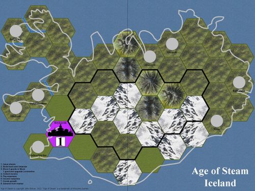 Iceland (fan expansion for Age of Steam)