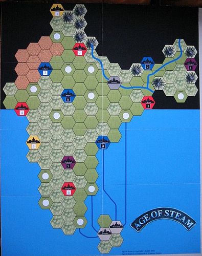 India (fan expansion for Age of Steam)