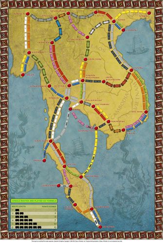 Indochina (fan expansion for Ticket to Ride)
