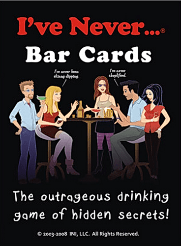 I've Never... Bar Cards