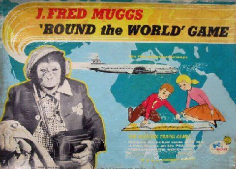 J. Fred Muggs 'Round The World' Game