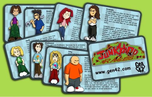 Junkyard Races Character Cards
