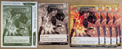 Kamigami Battles: Cultist Zolon Promo