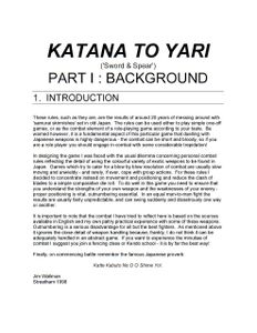 Katana To Yari